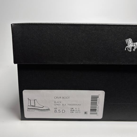 Coach Men's Carver Lug Sole Chelsea Boots in Black - Picture 10 of 10